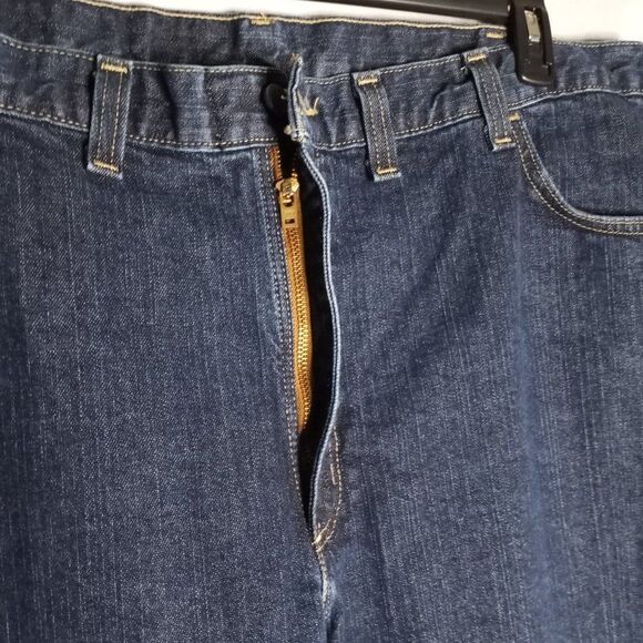 Carhartt FR Flame Resistant Cat2 Traditional Fit Men's Straight Dark Jeans 44x30 - Picture 7 of 10